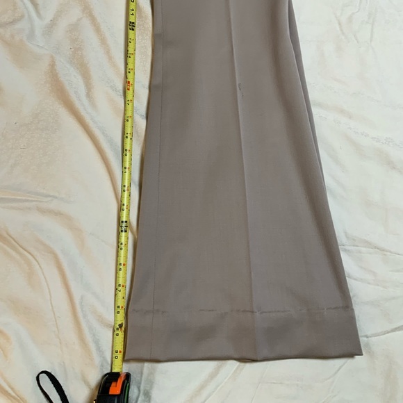 Burberry prorsum it 42 us 8 flare pants tan virgin wool stretch - Picture 5 of 16